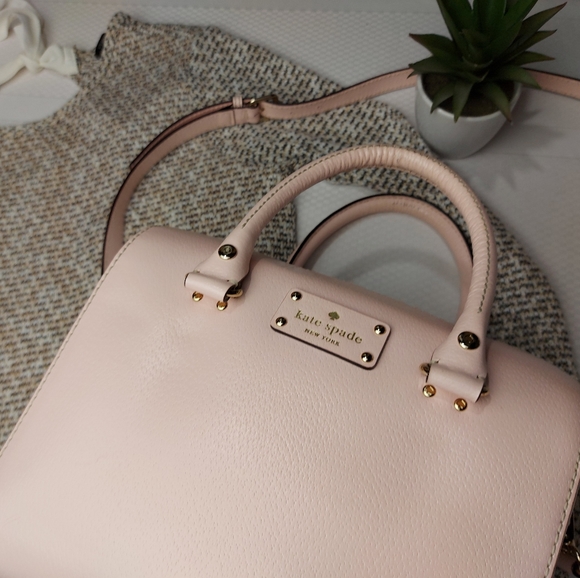Kate Spade Pastel Pink 100% Leather Bowler Bag - Picture 3 of 7